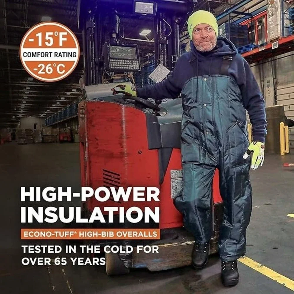 RefrigiWear Econo-Tuff Insulated High-Bib Overalls 15°F Comfort Rating - Medium - Picture 2 of 3